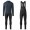 2020 Specialized Grey-Blauw Wielerkleding Set Wielershirt Lange Mouw+Lange Fietsbroeken Bib 458SUDY