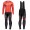 2020 Scott RC Pro Rood Wielerkleding Set Wielershirt Lange Mouw+Lange Fietsbroeken Bib 784XTXO