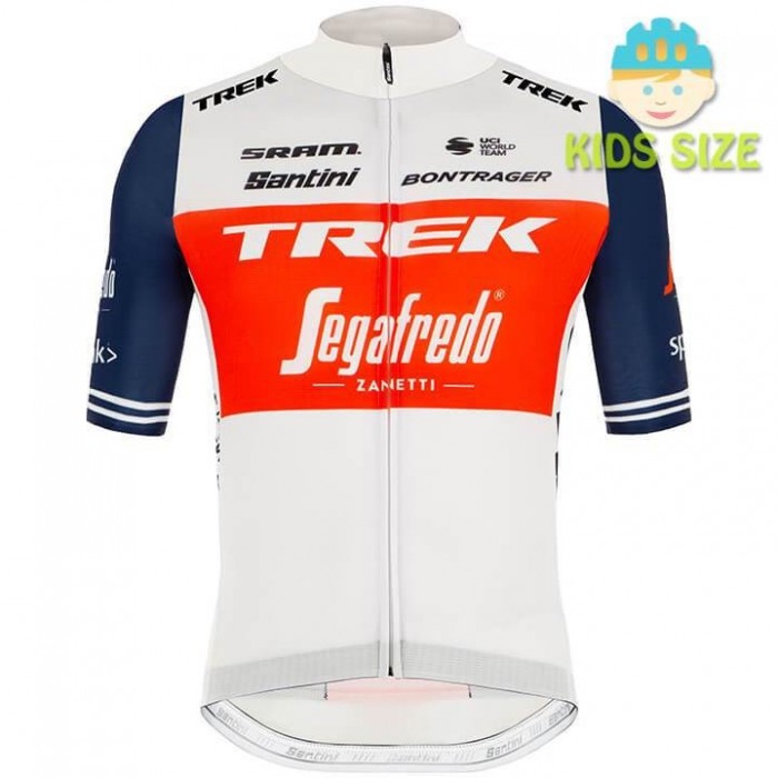 2020 TREK-Segafredo Pro Team Kids Wielershirt Korte Mouw 838GJBN