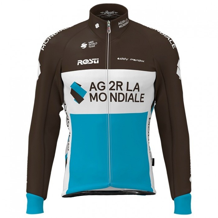 2020 Team AG2R Fietskleding Wielershirt Lange Mouw 845BAKY