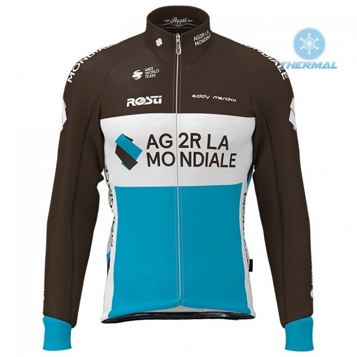 2020 Team AG2R Thermal Wielershirt Lange Mouw 546YRFI