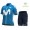 2020 Team Movistar Kids Fietskleding Set Wielershirt Korte Mouw+Korte Fietsbroeken Bib 899GUVZ