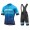 2019 Giant Race Day Blue Fietskleding Set Wielershirt Korte Mouw+Korte Fietsbroeken Bib