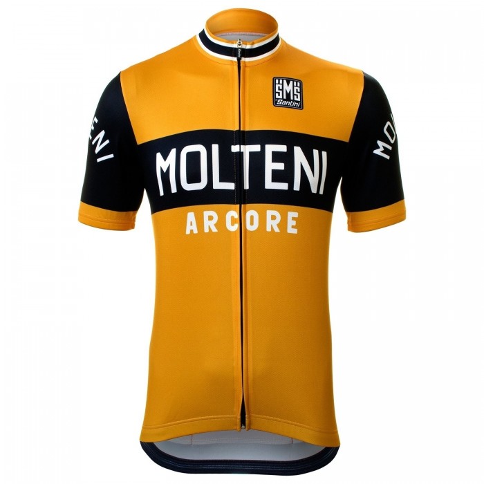 Molteni Arcore Retro Wielershirt Korte Mouw