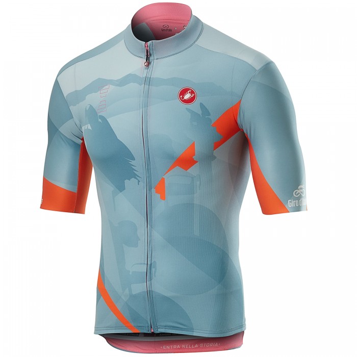 Giro D'Italia 2019 Feltre Croce D'Aune Wielershirt Korte Mouw