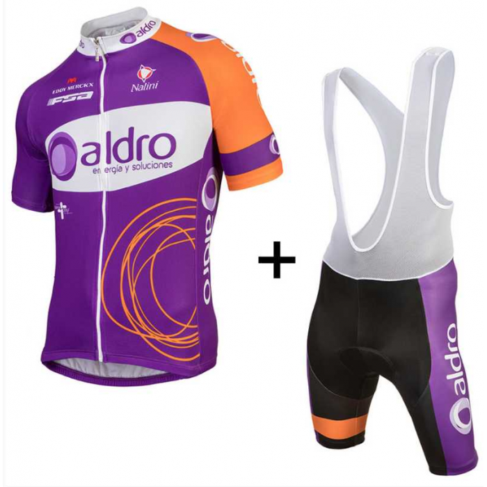 2017 Aldro En Ergia Soluciones Fietskleding Set Fietsshirt Met Korte Mouwen+Korte Koersbroek