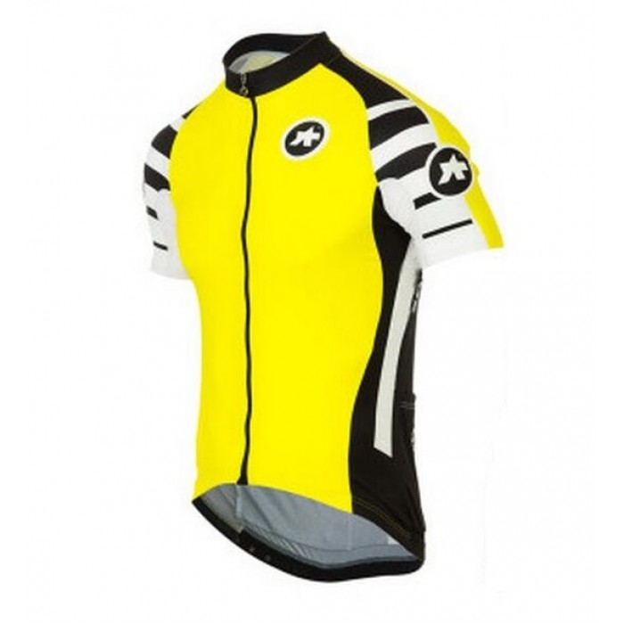 2016 ASSOS Wielershirt Korte Mouw Geel