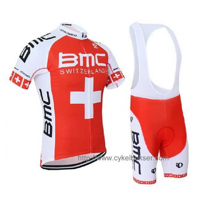 BMC Racing Teams Elite 2014 Fietskleding Set Fietsshirt Met Korte Mouwen+Korte Koersbroek