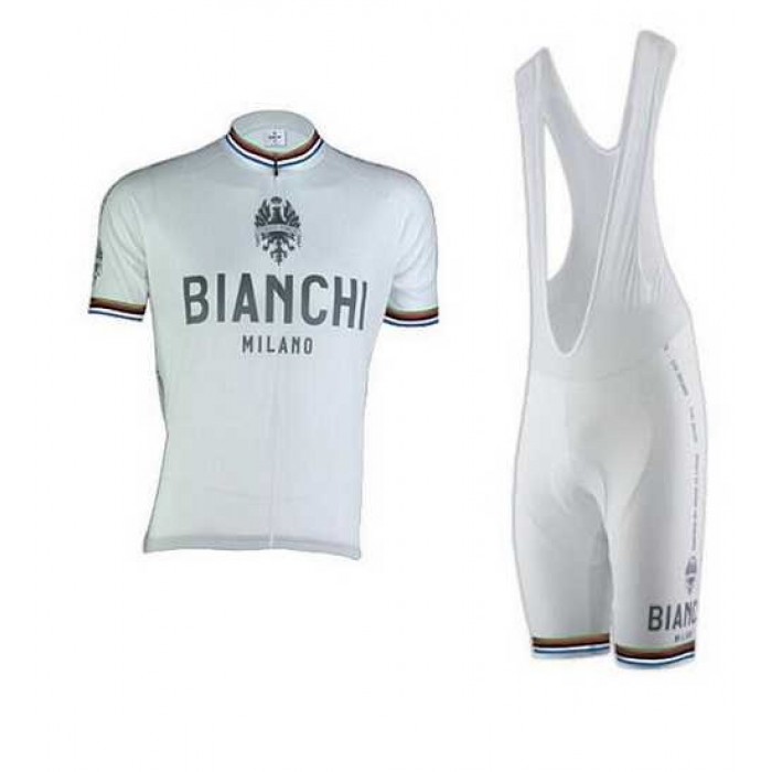 2016 BIANCHI-MILANO PRIDE WORLD CHAMP Wielershirt Korte+Korte Fietsbroeken Bib