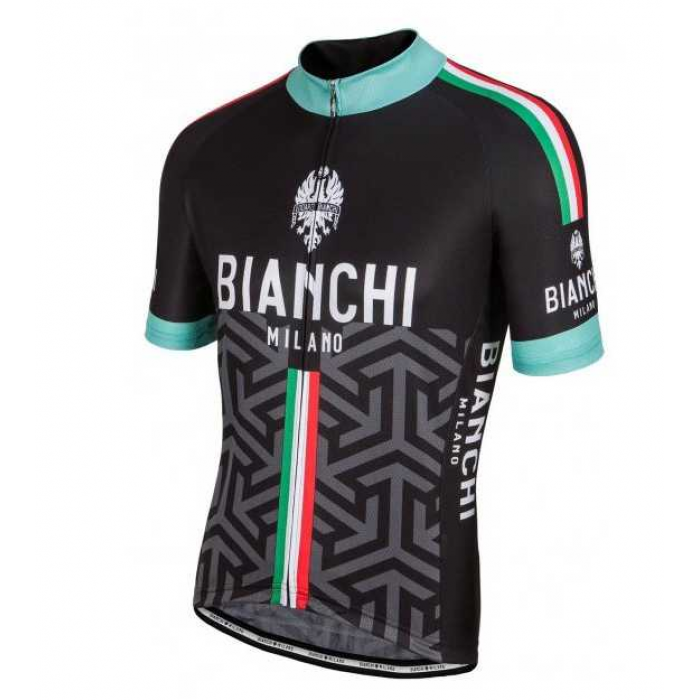 2017 Milano Bianchi Wielershirt Met Korte Mouwen 006