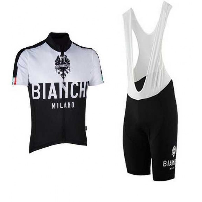 2016 BIANCHI-MILANO Wielershirt Korte+Korte Fietsbroeken Bib