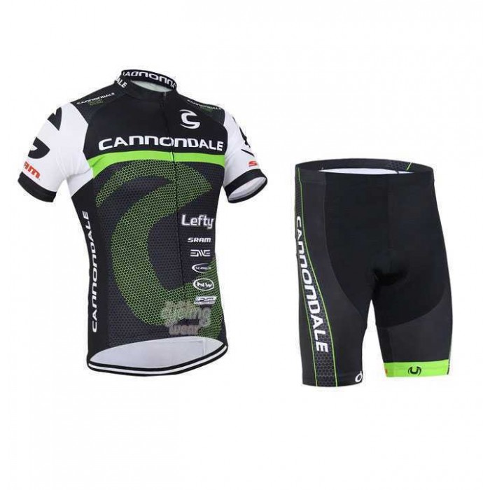 2016 Cannondale Fietskleding Wielershirt Korte Mouwen+Fietsbroek-Korte