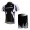 Cannondale Pro Team Wielerkleding Set Wielershirts Korte+Korte Fietsbroeken Zwart Wit
