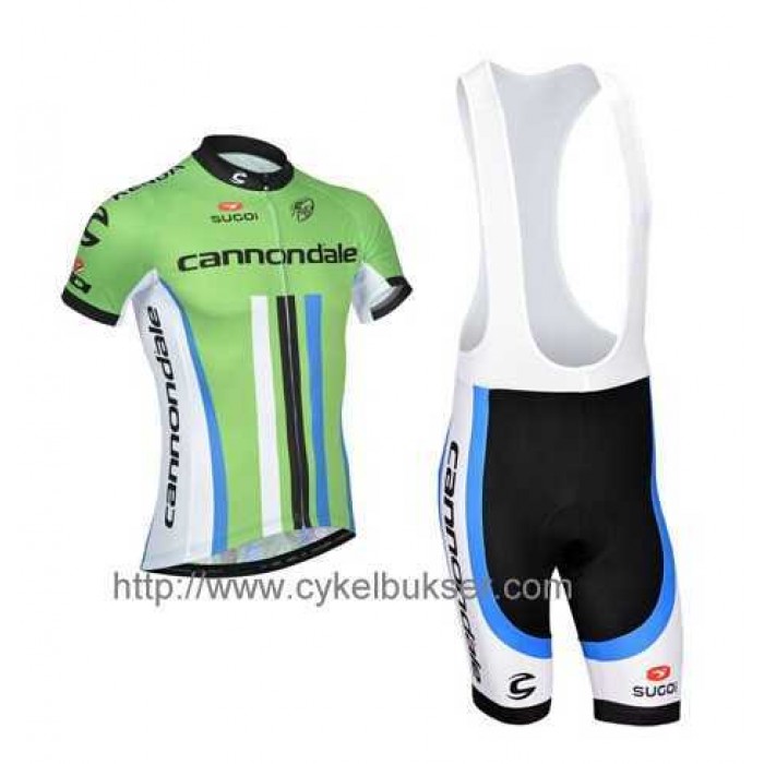 Cannondale 2014 Fietskleding Set Fietsshirt Met Korte Mouwen+Korte Koersbroek