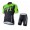 2016 Cannondale Groen Zwart Fietskleding Wielershirt Korte Mouwen+Fietsbroek Korte