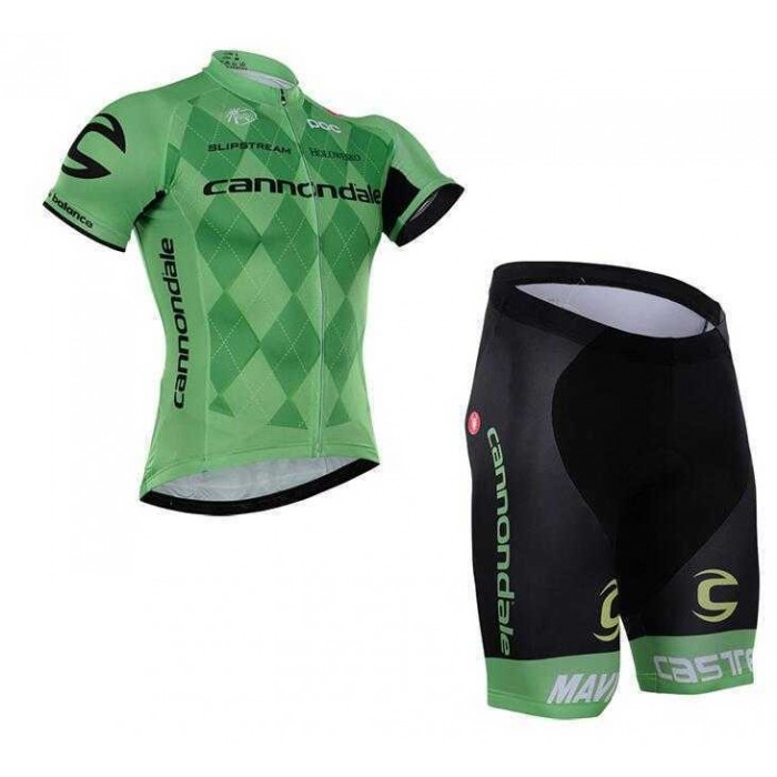 2016 Cannondale Pro Wielerkleding Set Wielershirt Korte Mouwen+Fietsbroek Korte