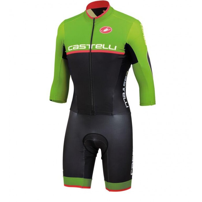 2016 Castelli Cross Sanremo Fietskleding Groen Zwart