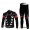 Castelli Pro Team Wielerkleding Set Wielershirts Lange Mouw+Lange Fietsbroeken Zwart