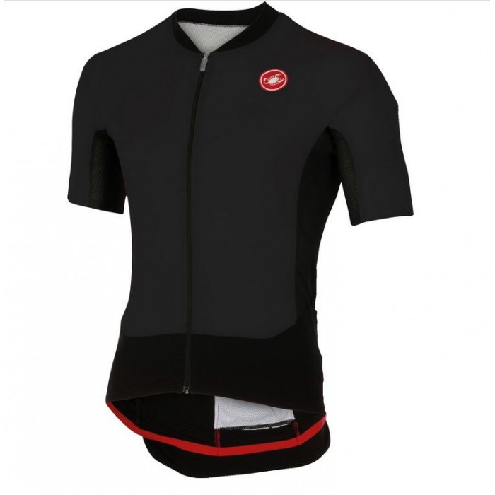 2016 Castelli RS Wielershirt Korte Mouw Zwart