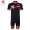 Castelli 3T 2014 Wielerkleding Set Wielershirts Korte Mouw+Fietsbroek Zwart Rood