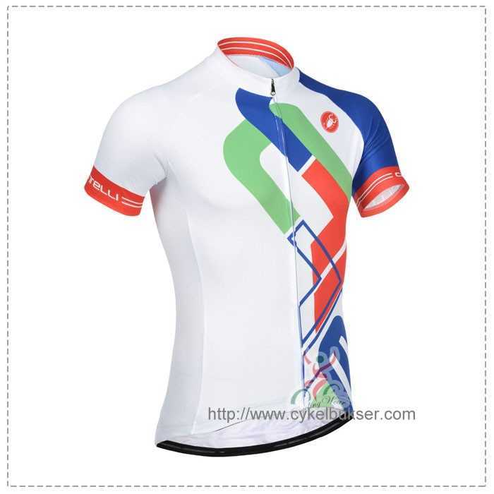 Castelli FramHerenti Wielershirt Met Korte Mouwen Wit