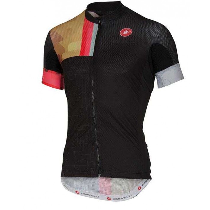 2016-2017 Castelli Team Wielershirt Met Korte Mouwen