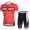 2015 Castelli Fietskleding Korte Mouw+Fiets Broek Rood