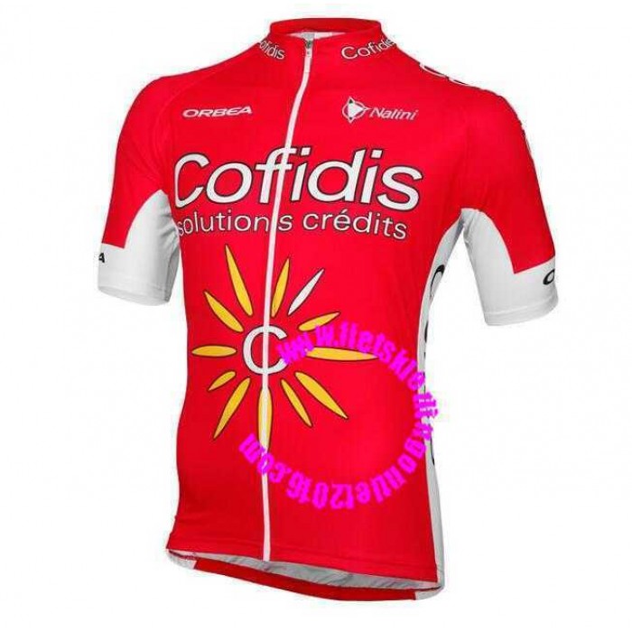 2016 Wielershirt Cofidis Korte Mouw