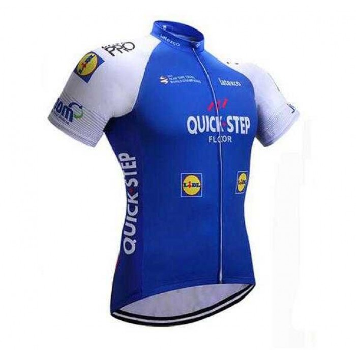 2017 Quick Step Wielershirt Met Korte Mouwen