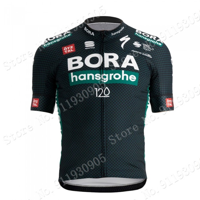 Bora Hansgrohe Tour De France Pro Team 2021 Wielerkleding Fietsshirt Korte Mouw DgmEuq