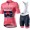 Pink Giro D'italia 2021 Ineos Grenaider Fietskleding Fietsshirt Korte Mouw+Korte Fietsbroeken TURtAc