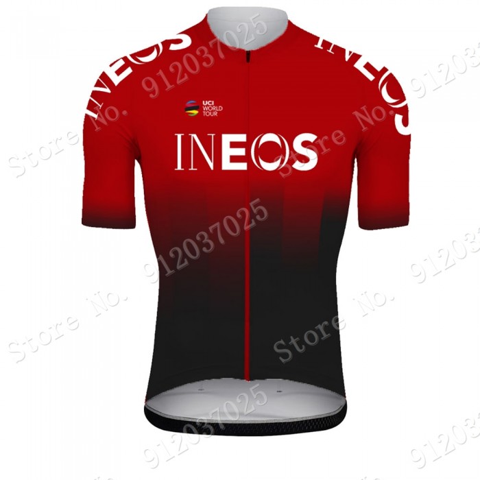 New Ineos Grenadier 2021 Team Wielerkleding Fietsshirt Korte Mouw ZxzrG7