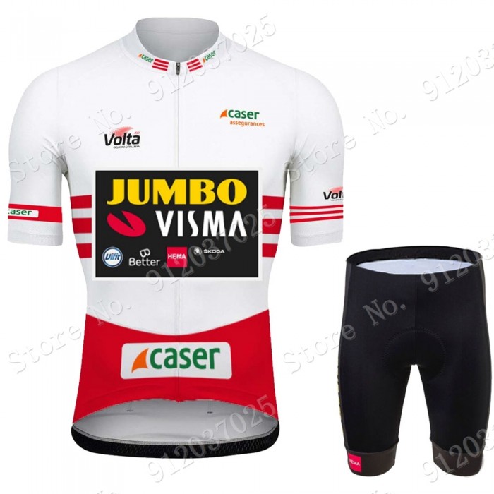 Jumbo Visma Volta 2021 Team Wielerkleding Fietsshirt Korte Mouw+Korte Fietsbroeken HaoSWN