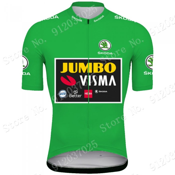 Yellow Jumbo Visma Tour De France 2021 Team Wielerkleding Fietsshirt Korte Mouw OxQG6Z