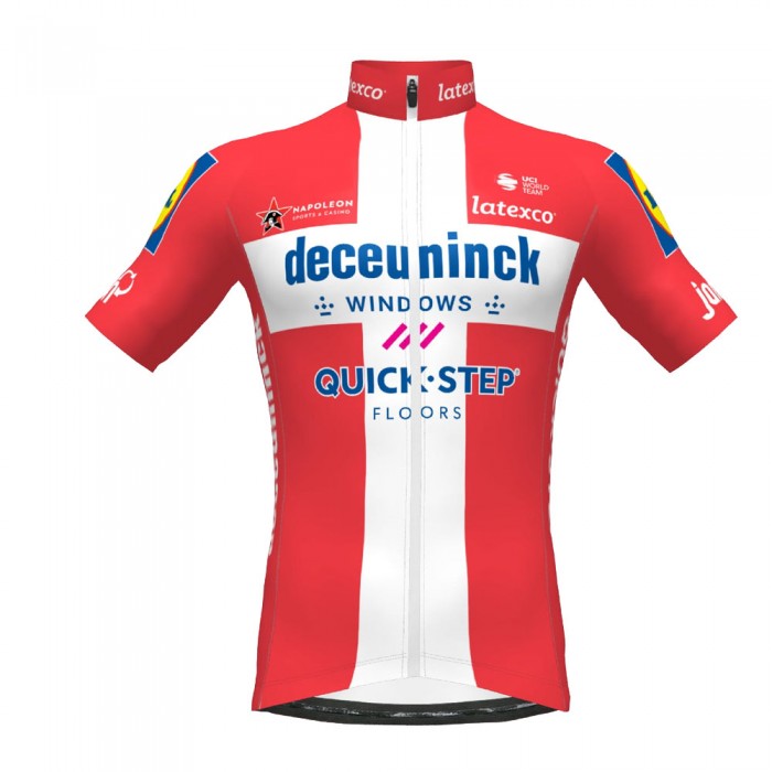 CHAMPION DANMARK Pro Team 2021 Fietsshirt Korte Mouw RmVnnU