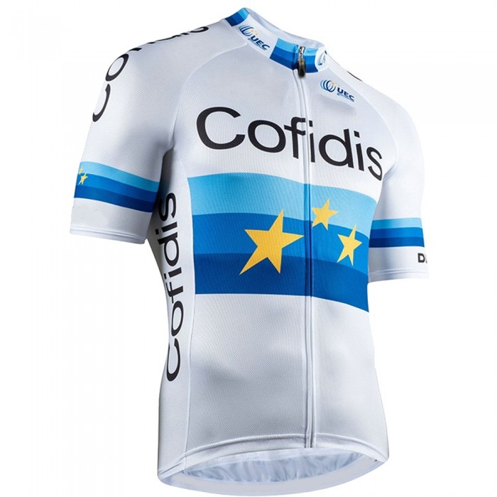 Cofidis 2021 Team Wielerkleding Fietsshirt Korte Mouw R02u5B