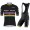 Quick Step Champion Pro 2021 Team Fietskleding Set Wielershirts Korte Mouw+Korte Fietsbroeken Bib QIekD5