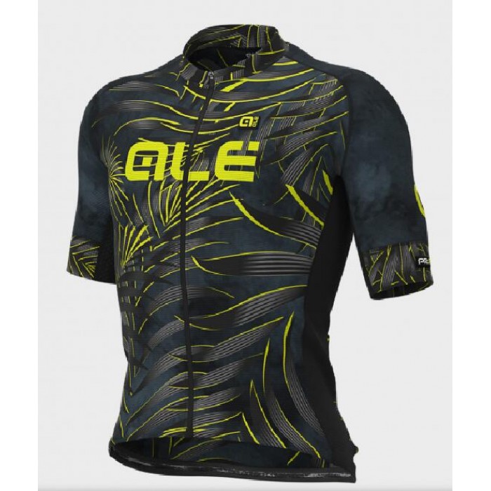 Wielerkleding Profteams 2020 Ale Graphics Prr Sunset Wielershirt Met Korte Mouwen Giallo-Fluo L11854019-02