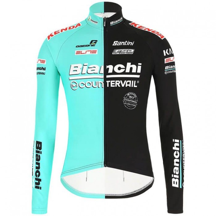 Wielerkleding Profteams 2020 Bianchi Countervail Wielershirts Lange Mouw