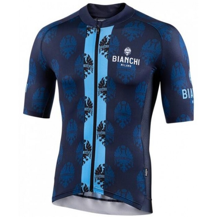 Wielerkleding Profteams 2020 BIANCHI MILANO Roncaccio Wielershirt Met Korte Mouwen Blauw