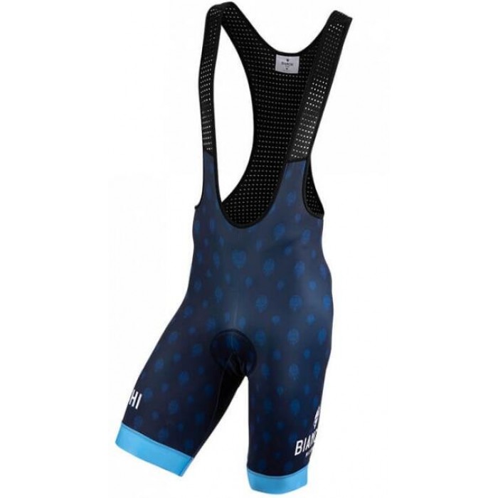 Wielerkleding Profteams 2020 BIANCHI MILANO Palizzi Koersbroek Korte Blauw