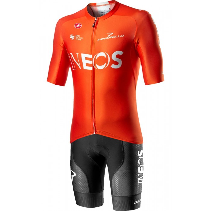 Wielerkleding Profteams 2020 TEAM INEOS Aero Set Training Edition AERO RACE 6.0 Wielershirt Met Korte Mouwen+FREE AERO RA