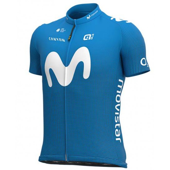 Wielerkleding Profteams 2020 Movistar Wielershirt Met Korte Mouwen