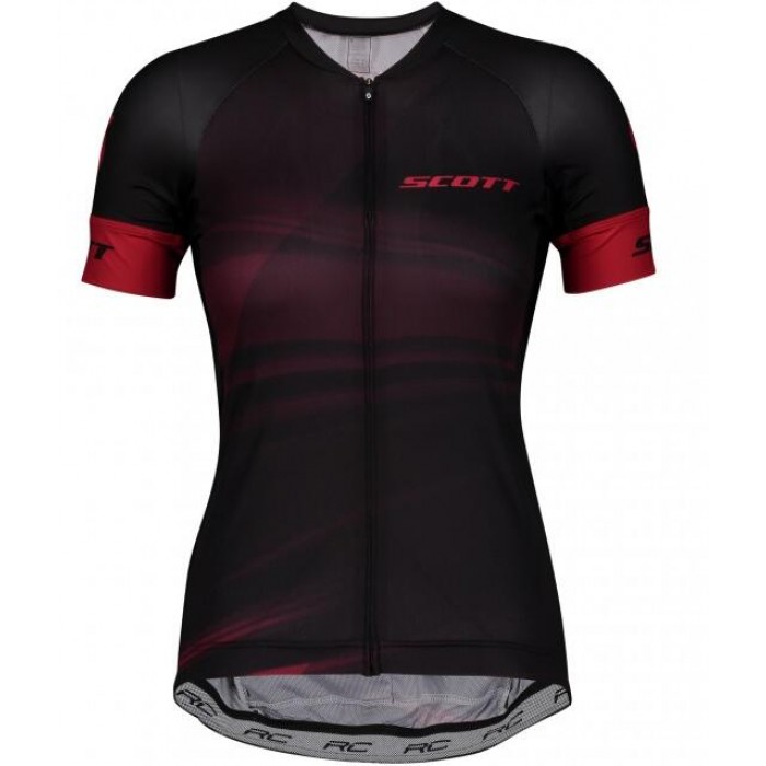 Wielerkleding Profteams 2020 Dames SCOTT RC Pro Wielershirt Met Korte Mouwen Zwart