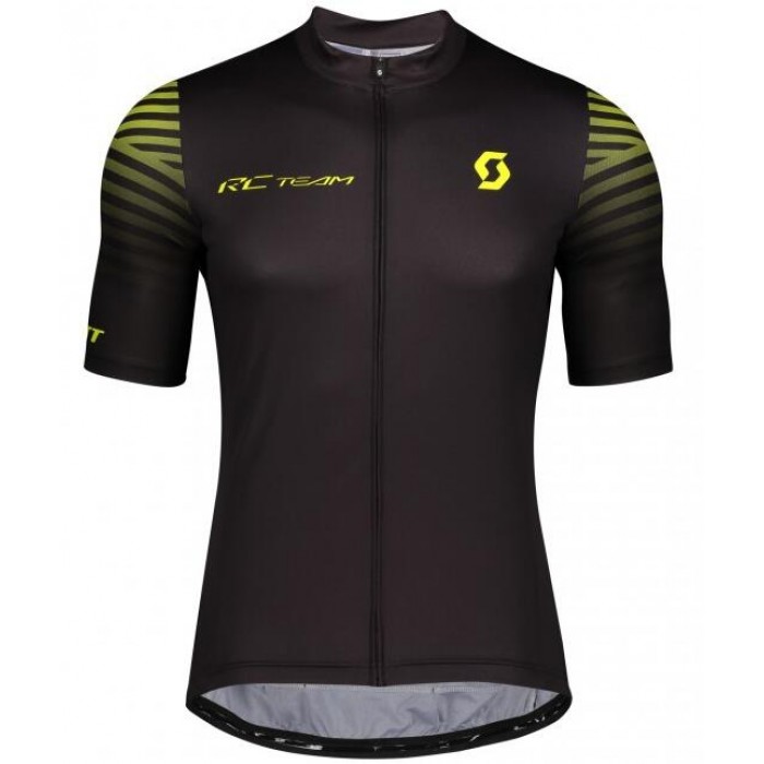 Wielerkleding Profteams 2020 SCOTT RC TEAM 10 Wielershirts Lange Mouw Zwart