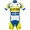 Wielerkleding Profteams 2020 Sport Vlaanderen-Baloise Vermarc Fietskleding Set Wielershirt Korte Mouwen+Fietsbroek Korte Geel