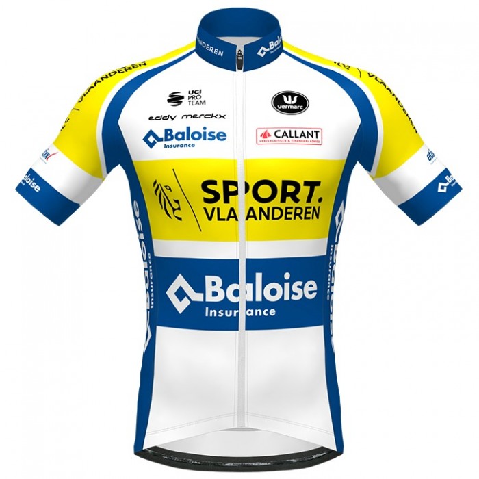 Wielerkleding Profteams 2020 Sport Vlaanderen-Baloise Vermarc Wielershirt Met Korte Mouwen