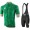 Wielerkleding Profteams 2020 UAE Tour Fietskleding Set Fietsshirt Met Korte Mouwen+Koersbroek Korte Groen