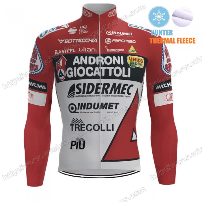 Winter Fleece ANDRONI GIOCATTOLI Team 2021 Wielershirts Lange Mouwen XQFLB