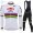 Winter 2021 Alpecin Fenix World Champion Wit Fietskleding Set Wielershirts Lange Mouw+Lange Wielrenbroek Bib KNPEV